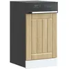 Image de vidaXL Panneau de lave-vaisselle Lucca chÃªne sonoma bois d'ingÃ©nierie