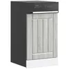 Image de vidaXL Panneau de lave-vaisselle Lucca sonoma gris bois d'ingÃ©nierie