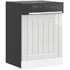 Image de vidaXL Panneau de lave-vaisselle Lucca blanc brillant bois ingÃ©nierie