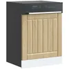 Image de vidaXL Panneau de lave-vaisselle Lucca chÃªne sonoma bois d'ingÃ©nierie