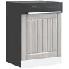 Image de vidaXL Panneau de lave-vaisselle Lucca sonoma gris bois d'ingÃ©nierie