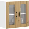 Image de Vidaxl Armoire Murale De Cuisine Avec Porte En Verre Lucca