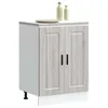 Image de vidaXL Armoire de cuisine Porto sonoma gris bois d'ingÃ©nierie