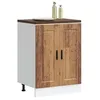 Image de vidaXL Armoire de cuisine Porto vieux bois bois d'ingÃ©nierie