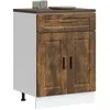 Image de vidaXL Armoire de cuisine Porto chÃªne fumÃ© bois d'ingÃ©nierie