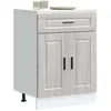 Image de vidaXL Armoire de cuisine Porto sonoma gris bois d'ingÃ©nierie