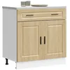 Image de Vidaxl Armoire De Cuisine Porto ChÃªne Sonoma Bois D'ingÃ©nierie