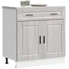 Image de vidaXL Armoire de cuisine Porto sonoma gris bois d'ingÃ©nierie