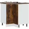Image de vidaXL Armoire d'angle de cuisine Porto chÃªne fumÃ© bois d'ingÃ©nierie