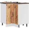 Image de vidaXL Armoire d'angle de cuisine Porto vieux bois bois d'ingÃ©nierie