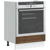 Image de vidaXL Armoire Ã  four Porto chÃªne marron bois d'ingÃ©nierie