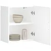 Image de vidaXL Armoires murales de cuisine 2 pcs Porto blanc bois d'ingÃ©nierie