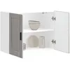 Image de vidaXL Armoire murale de cuisine Porto sonoma gris bois d'ingÃ©nierie