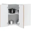 Image de vidaXL Armoire d'angle murale de cuisine Porto vieux bois