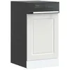 Image de vidaXL Panneau de lave-vaisselle Porto blanc 45x1,5x67 cm