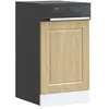 Image de Vidaxl Panneau De Lave-Vaisselle Porto ChÃªne Sonoma 45x1,5x67 Cm
