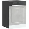 Image de vidaXL Panneau de lave-vaisselle Porto gris bÃ©ton 60x1,5x67 cm