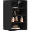 Image de vidaXL Armoire suspendue noir 40x29,5x60 cm bois d'ingÃ©nierie