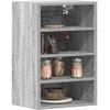 Image de vidaXL Armoire suspendue sonoma gris 40x29,5x60 cm bois d'ingÃ©nierie
