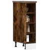 Image de Vidaxl Armoire De Plancher ChÃªne FumÃ© 20x44,5x81,5cm Bois D'ingÃ©nierie