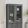 Image de vidaXL Armoire de plancher sonoma gris 30x44,5x81,5 cm bois ingÃ©nierie