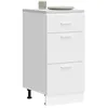 Image de vidaXL Armoire de plancher blanc 40x46x81,5 cm bois d'ingÃ©nierie