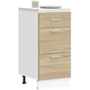 Image de Vidaxl Armoire De Plancher ChÃªne Sonoma 40x46x81,5cm Bois D'ingÃ©nierie