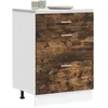 Image de Vidaxl Armoire De Cuisine ChÃªne FumÃ© Bois D'ingÃ©nierie