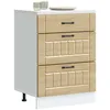 Image de vidaXL Armoire de cuisine Lucca chÃªne sonoma bois ingÃ©nierie