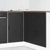 Image de vidaXL Meuble bas du lavabo noir bois d'ingÃ©nierie