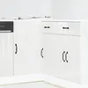 Image de vidaXL Meuble de base de lavabo Lucca blanc brillant bois ingÃ©nierie