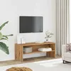 Image de vidaXL Meuble TV chÃªne artisanal 100x40x40 cm bois d'ingÃ©nierie