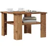 Image de vidaXL Table basse vieux bois 60x60x42 cm bois d'ingÃ©nierie