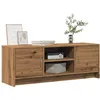 Image de vidaXL Meuble TV chÃªne artisanal 102x30x37,5 cm bois d'ingÃ©nierie