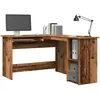Image de vidaXL Bureau d'angle vieux bois 120x140x75 cm bois d'ingÃ©nierie