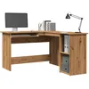 Image de vidaXL Bureau d'angle chÃªne artisanal 120x140x75 cm bois d'ingÃ©nierie