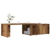 Image de vidaXL Table basse vieux bois 150x50x35 cm bois d'ingÃ©nierie