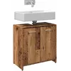 Image de vidaXL Armoire lavabo de salle de bain vieux bois 60x33x60 cm