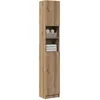 Image de vidaXL Armoire de salle de bain chÃªne artisanal 32x25,5x190 cm