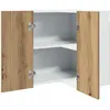 Image de vidaXL Armoire d'angle suspendue chÃªne artisanal bois d'ingÃ©nierie