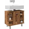 Image de Vidaxl Armoire De Salle De Bain Vieux Bois 60x32x53,5 Cm