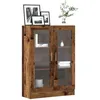 Image de Vidaxl BibliothÃ¨que Vieux Bois 82,5x30,5x115 Cm Bois D'ingÃ©nierie