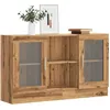 Image de vidaXL Buffet chÃªne artisanal 120x30,5x70 cm bois d'ingÃ©nierie