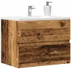 Image de vidaXL Armoire de salle de bain vieux bois bois d'ingÃ©nierie