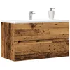Image de vidaXL Armoire de salle de bain suspendue vieux bois bois d'ingÃ©nierie