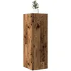 Image de vidaXL Meuble mural vieux bois 30,5x30x90 cm bois d'ingÃ©nierie