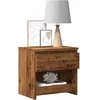 Image de vidaXL Tables de chevet 2 pcs vieux bois 40x30x39 cm bois ingÃ©nierie