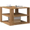 Image de vidaXL Table basse chÃªne artisanal 58x58x40 cm bois d'ingÃ©nierie