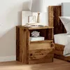 Image de vidaXL Table de chevet vieux bois 40x40x50 cm bois dÂ¿ingÃ©nierie