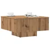 Image de Vidaxl Table Basse ChÃªne Artisanal 60x60x31,5 Cm Bois D'ingÃ©nierie